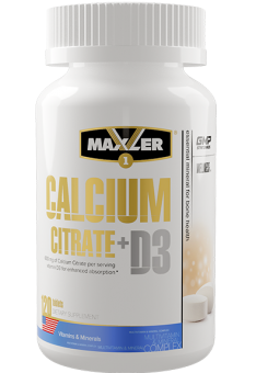 Maxler Calcium Citrate + D3 